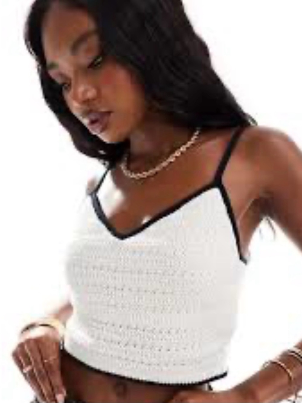 Abercrombie & Fitch coastal granny crochet top